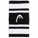 Head Striped Wristband 5'' Black / White - 2 szt.